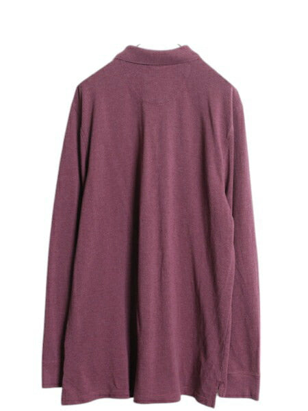ブルックスブラザーズ 鹿の子 長袖 ポロシャツ メンズ XL 古着 長袖シャツ スーピマ コットン 大きいサイズ ワンポイント ボックス タイプ