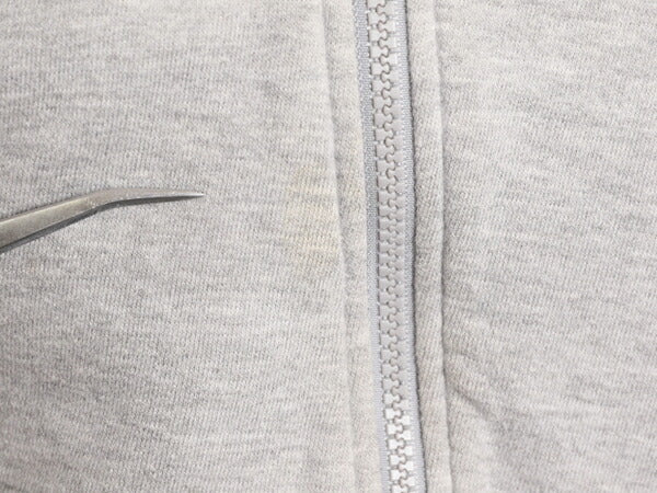 US企画 ノースフェイス フルジップ スウェット フード パーカー レディース L / 古着 The North Face アウトドア ライダース タイプ 灰