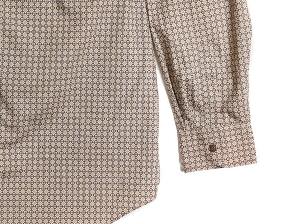 90s チャップス ラルフローレン 総柄 長袖 ボタンダウン シャツ メンズ L 90年代 オールド CHAPS ポロ 長袖シャツ 総柄シャツ BD BDシャツ