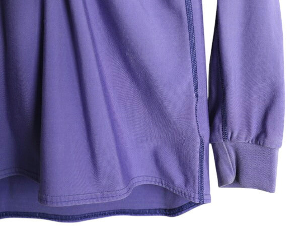 90s USA製 パタゴニア ハーフジップ ストレッチ 長袖 Tシャツ レディース M 古着 90年製 オールド Patagonia ロンT ハイネック カットソー