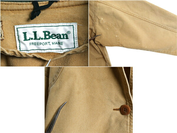 80s エルエルビーン ダック ハンティング ジャケット メンズ XL 程/ 古着 ヴィンテージ LLBEAN アウトドア カバーオール フィールド コート