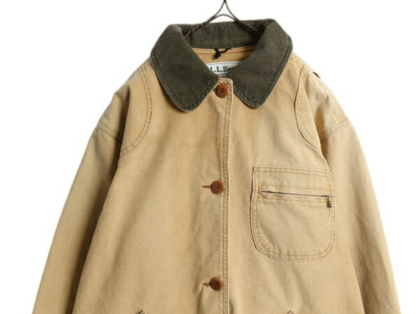 80s エルエルビーン ダック ハンティング ジャケット メンズ XL 程/ 古着 ヴィンテージ LLBEAN アウトドア カバーオール フィールド コート