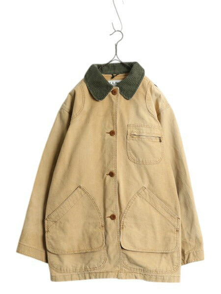80s エルエルビーン ダック ハンティング ジャケット メンズ XL 程/ 古着 ヴィンテージ LLBEAN アウトドア カバーオール フィールド コート