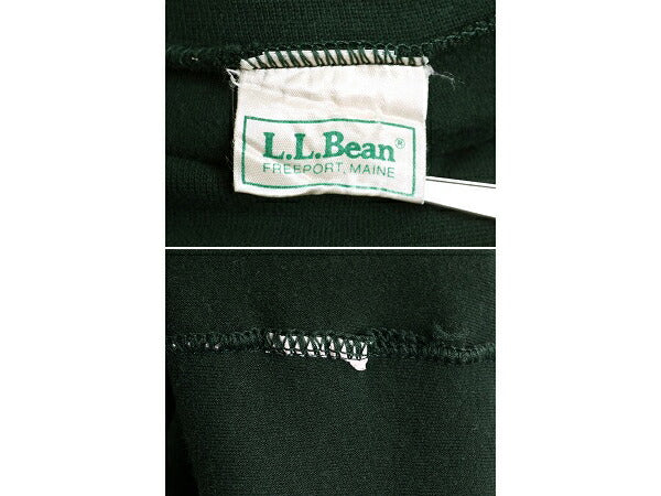 80s エルエルビーン タートルネック 長袖 Tシャツ メンズ M 程/ 古着 80年代 ヴィンテージ LLビーン ロンT LLBEAN 長袖Tシャツ アウトドア