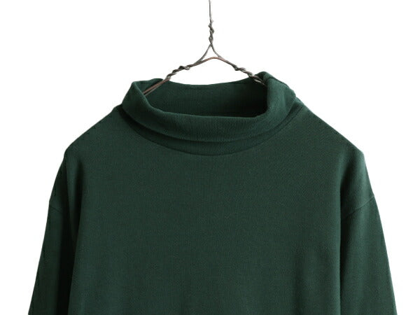 80s エルエルビーン タートルネック 長袖 Tシャツ メンズ M 程/ 古着 80年代 ヴィンテージ LLビーン ロンT LLBEAN 長袖Tシャツ アウトドア