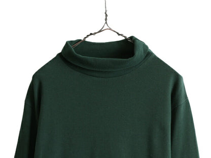 80s エルエルビーン タートルネック 長袖 Tシャツ メンズ M 程/ 古着 80年代 ヴィンテージ LLビーン ロンT LLBEAN 長袖Tシャツ アウトドア