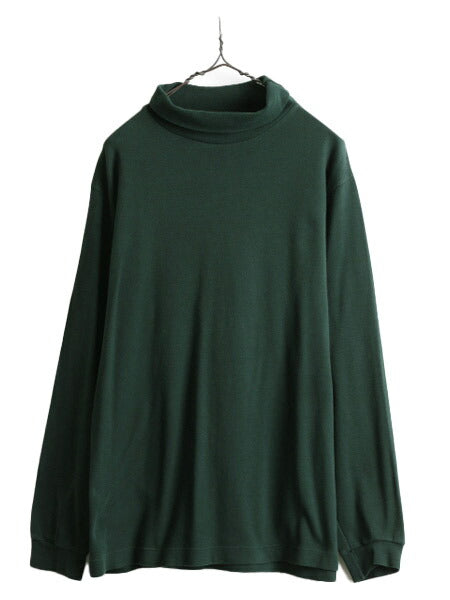 80s エルエルビーン タートルネック 長袖 Tシャツ メンズ M 程/ 古着 80年代 ヴィンテージ LLビーン ロンT LLBEAN 長袖Tシャツ アウトドア