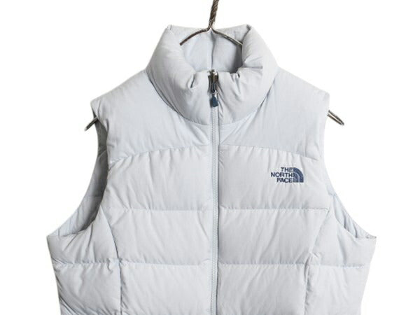 ノースフェイス ヌプシ ダウン ベスト レディース S / The North face アウトドア NUPTSE 700フィル フルジップ 重ね着 前開き パッカブル
