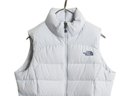ノースフェイス ヌプシ ダウン ベスト レディース S / The North face アウトドア NUPTSE 700フィル フルジップ 重ね着 前開き パッカブル
