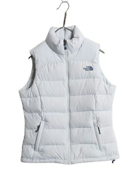 ノースフェイス ヌプシ ダウン ベスト レディース S / The North face アウトドア NUPTSE 700フィル フルジップ 重ね着 前開き パッカブル