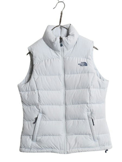 ノースフェイス ヌプシ ダウン ベスト レディース S / The North face アウトドア NUPTSE 700フィル フルジップ 重ね着 前開き パッカブル