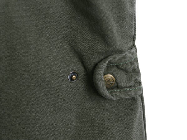 ウールリッチ フルジップ ダック ベスト レディース M メンズ S 程 Woolrich ハンティング 裏 フリース ライナー付き アウトドア 重ね着 緑