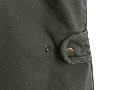 ウールリッチ フルジップ ダック ベスト レディース M メンズ S 程 Woolrich ハンティング 裏 フリース ライナー付き アウトドア 重ね着 緑