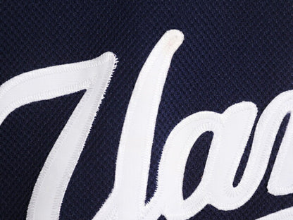 90s MLB オフィシャル ラッセル ヤンキース ベースボール シャツ メンズ XL / ユニフォーム ゲームシャツ メジャーリーグ 半袖シャツ 厚手