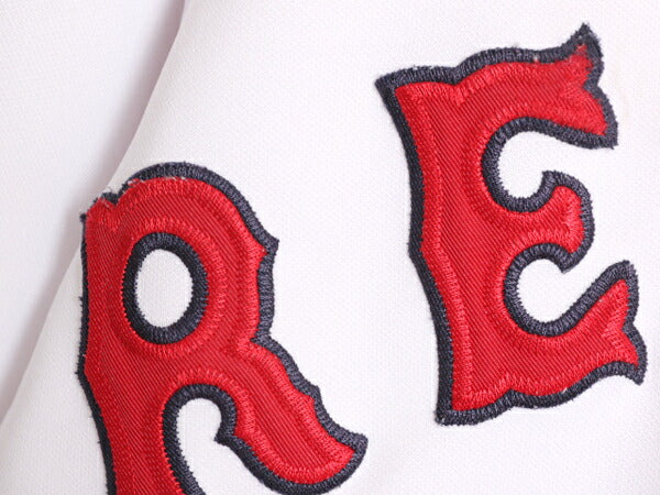 MLB オフィシャル Majestic レッドソックス ベースボール シャツ メンズ M 程/ 古着 ユニフォーム メジャーリーグ ゲームシャツ 半袖シャツ