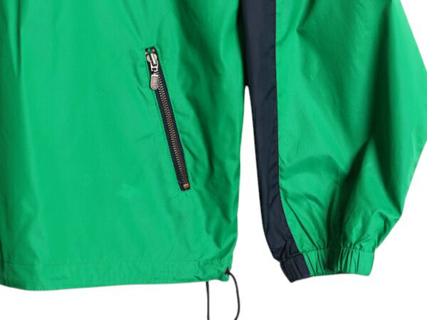 90s ポロ ラルフローレン ナイロン アノラック パーカー ジャケット メンズ XL オールド ハーフジップ プルオーバー 大きいサイズ ツートン