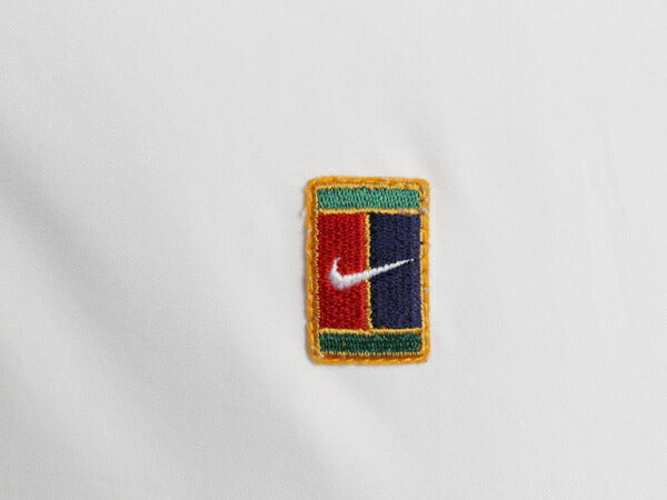 90s ナイキ テニス フルジップ ナイロン ジャケット メンズ M オールド 当時物 NIKE トラックジャケット スモール スウッシュ ライナー付き