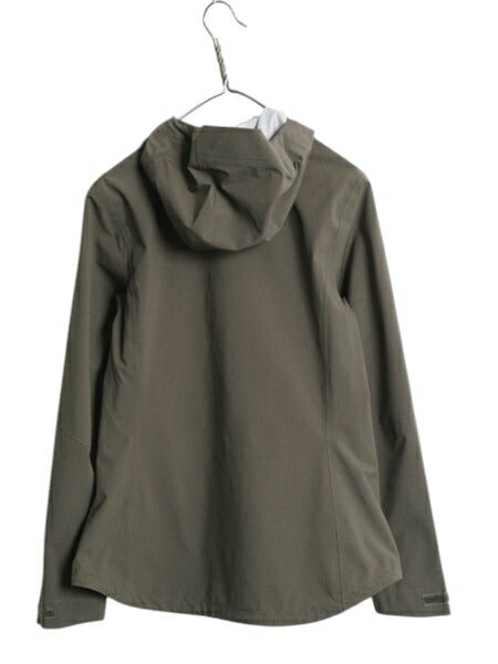 US企画 ノースフェイス DRYVENT マウンテンパーカー ジャケット レディース M ソフトシェル ストレッチ マンパ ブルゾン フルジップ カーキ