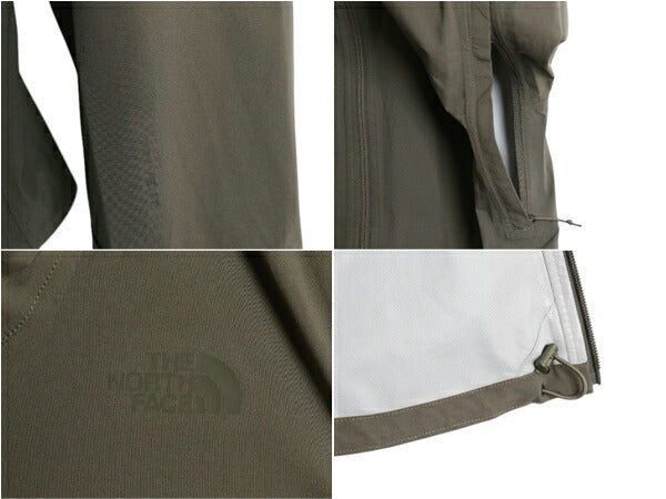 US企画 ノースフェイス DRYVENT マウンテンパーカー ジャケット レディース M ソフトシェル ストレッチ マンパ ブルゾン フルジップ カーキ