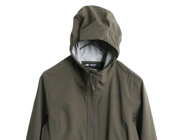 US企画 ノースフェイス DRYVENT マウンテンパーカー ジャケット レディース M ソフトシェル ストレッチ マンパ ブルゾン フルジップ カーキ