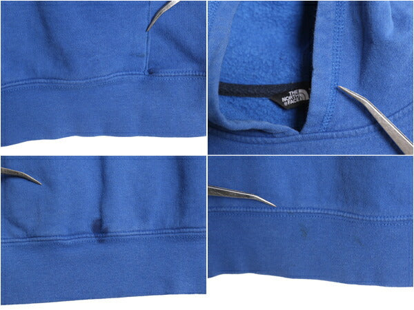 ノースフェイス プリント スウェット フード パーカー ボーイズ XL メンズ S 程/ 古着 The North Face トレーナー プルオーバー アウトドア
