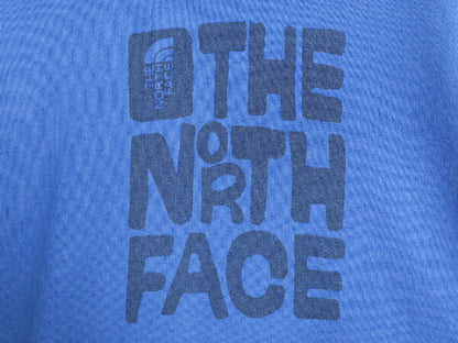 ノースフェイス プリント スウェット フード パーカー ボーイズ XL メンズ S 程/ 古着 The North Face トレーナー プルオーバー アウトドア