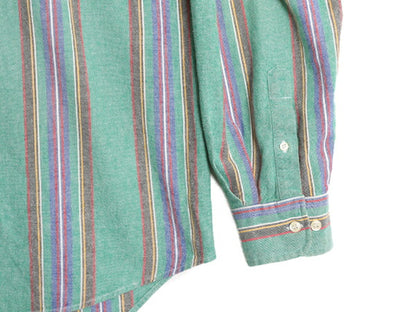 90s OLD GAP オックスフォード ストライプ 長袖 ボタンダウン シャツ メンズ L / 90年代 オールド ギャップ 旧タグ コットン BD BDシャツ