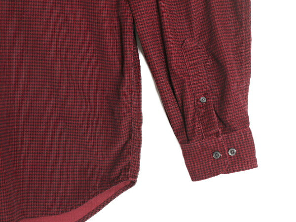 00s エディーバウアー チェック コーデュロイ 長袖 ボタンダウン シャツ メンズ XL 00年代 オールド Eddie Bauer 長袖シャツ 大きいサイズ