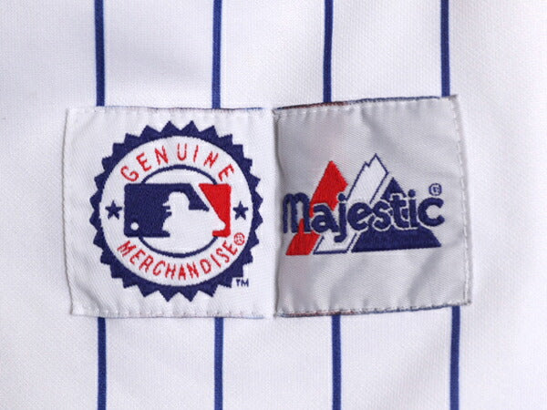MLB オフィシャル Majestic メッツ ベースボール シャツ メンズ XL 程 ユニフォーム ゲームシャツ メジャーリーグ 半袖シャツ 大きいサイズ