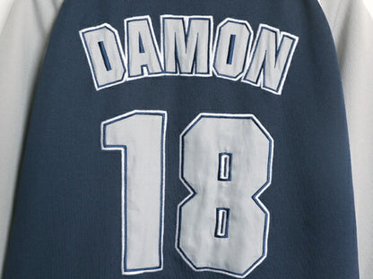 MLB オフィシャル TRUE FAN ニューヨーク ヤンキース 半袖 ベースボール シャツ メンズ XL / ゲームシャツ ユニフォーム 半袖シャツ 重ね着