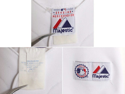 MLB オフィシャル Majestic パイレーツ ベースボール シャツ メンズ M 程 古着 ユニフォーム ゲームシャツ メジャーリーグ 半袖シャツ 野球