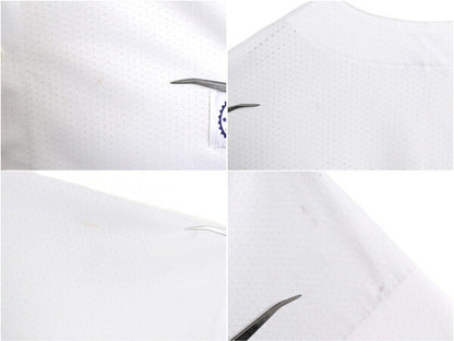 USA製 MLB オフィシャル Majestic ヤンキース ベースボール シャツ メンズ XL / ユニフォーム ゲームシャツ メジャーリーグ 半袖シャツ 白