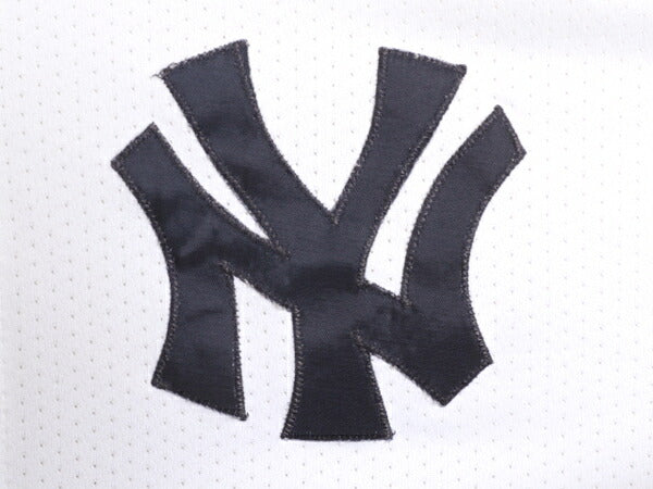 USA製 MLB オフィシャル Majestic ヤンキース ベースボール シャツ メンズ XL / ユニフォーム ゲームシャツ メジャーリーグ 半袖シャツ 白