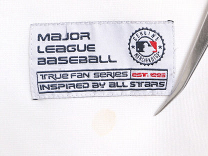 MLB オフィシャル TRUE FAN ヤンキース 半袖 ベースボール シャツ メンズ L / 古着 ゲームシャツ ユニフォーム 半袖シャツ 重ね着 大リーグ