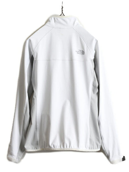 US企画 ■ ノースフェイス WIND STOPPER ソフトシェル ジャケット レディース S The North face ストレッチ ジャンパー アウトドア 2トーン