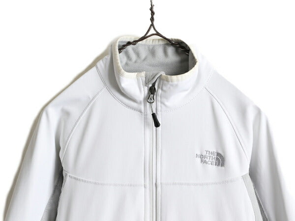 US企画 ■ ノースフェイス WIND STOPPER ソフトシェル ジャケット レディース S The North face ストレッチ ジャンパー アウトドア 2トーン