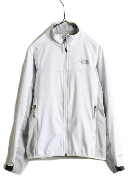 US企画 ■ ノースフェイス WIND STOPPER ソフトシェル ジャケット レディース S The North face ストレッチ ジャンパー アウトドア 2トーン