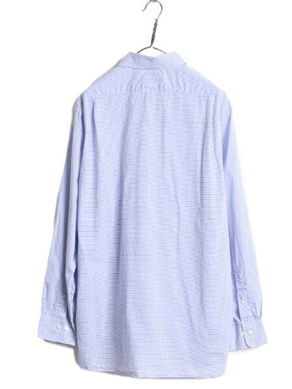 ポロ ラルフローレン チェック 長袖 シャツ メンズ XL 古着 コットン 長袖シャツ ポニー無し ドレス ワイシャツ 大きいサイズ マルチカラー