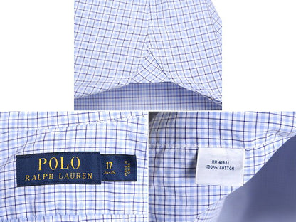 ポロ ラルフローレン チェック 長袖 シャツ メンズ XL 古着 コットン 長袖シャツ ポニー無し ドレス ワイシャツ 大きいサイズ マルチカラー