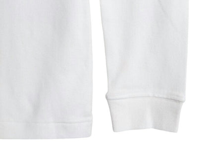 90s ブルックスブラザーズ タートルネック 長袖 Tシャツ メンズ M オールド コットン スムース ワンポイント ロゴ刺繍 ロンT カットソー 白