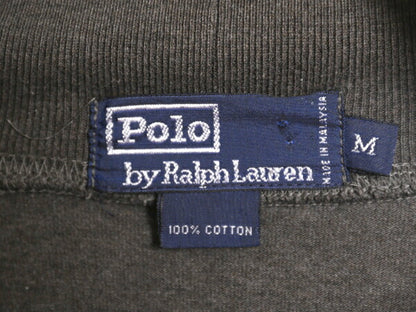 90s ポロ ラルフローレン タートルネック 長袖 Tシャツ メンズ M / 古着 90年代 オールド ロンT スムース素材 ヘビーウェイト ワンポイント