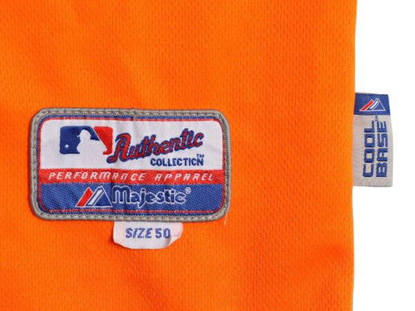 MLB オフィシャル マジェスティック メッツ ベースボール シャツ メンズ XL 程/ ゲームシャツ ジャージ 半袖シャツ ユニフォーム 大リーグ