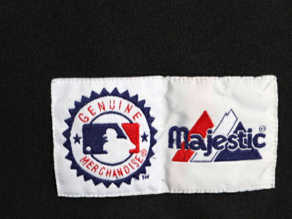 MLB オフィシャル マジェスティック メッツ ベースボール シャツ メンズ XL 程/ ゲームシャツ 半袖シャツ ユニフォーム ジャージ 大リーグ
