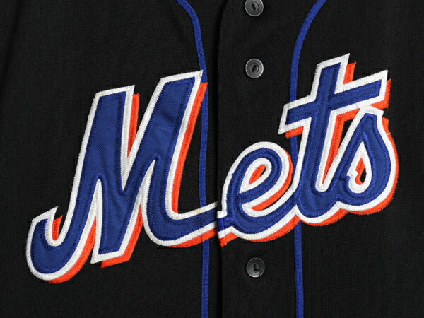 MLB オフィシャル マジェスティック メッツ ベースボール シャツ メンズ XL 程/ ゲームシャツ 半袖シャツ ユニフォーム ジャージ 大リーグ