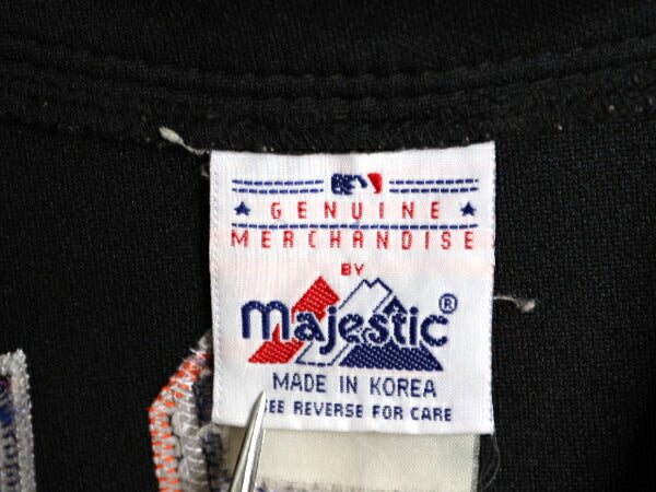 MLB オフィシャル マジェスティック メッツ ベースボール シャツ メンズ XL 程/ ゲームシャツ 半袖シャツ ユニフォーム ジャージ 大リーグ