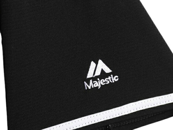 MLB オフィシャル マジェスティック マーリンズ ベースボール シャツ メンズ XL ゲームシャツ ユニフォーム ジャージ 半袖シャツ 大リーグ