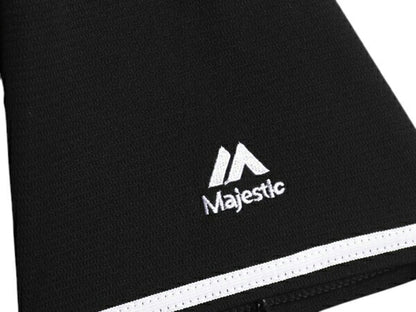 MLB オフィシャル マジェスティック マーリンズ ベースボール シャツ メンズ XL ゲームシャツ ユニフォーム ジャージ 半袖シャツ 大リーグ