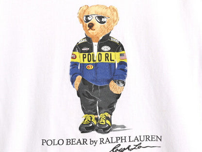 ポロベアー ポロ ラルフローレン プリント 半袖 Tシャツ メンズ レディース M / キャラクター 半袖Tシャツ シングルステッチ クルーネック