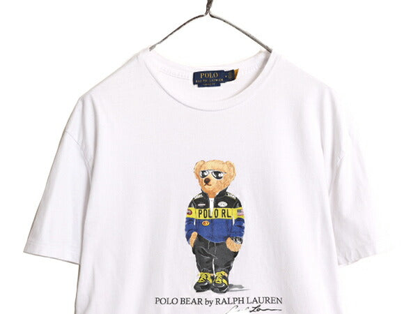 ポロベアー ポロ ラルフローレン プリント 半袖 Tシャツ メンズ レディース M / キャラクター 半袖Tシャツ シングルステッチ クルーネック