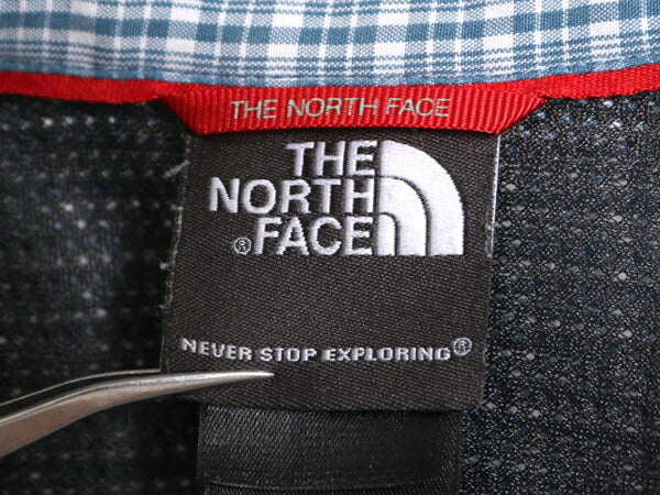 ノースフェイス チェック 半袖 シャツ メンズ L The North Face アウトドア ポケット付き 半袖シャツ ワンポイント 2トーン MODAL ボックス